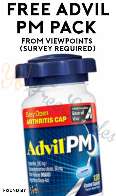 FREE Advil PM From ViewPoints (Survey Required)
