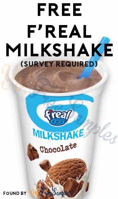 FREE F’real Milkshake (Survey Required)