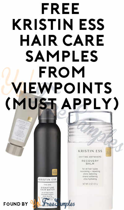 FREE Kristin Ess Conditioner, Curl Cream, Recovery Balm or Pomade + Edge Control From ViewPoints (Must Apply)