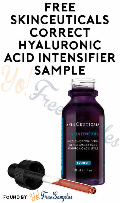FREE SkinCeuticals Hyaluronic Acid Intensifier Sample [Verified Received By Mail]