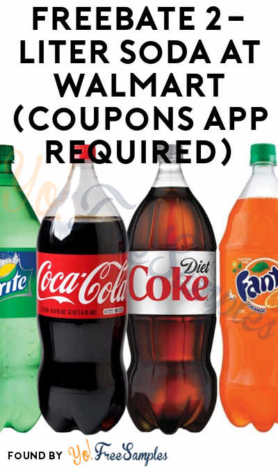 FREEBATE 2-Liter Soda At Walmart (Coupons App Required)