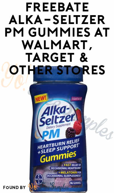 FREEBATE Alka-Seltzer PM Gummies At Walmart, Target & Other Stores