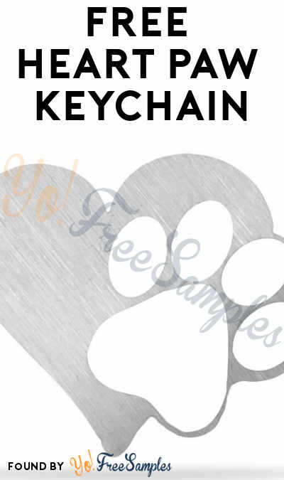 FREE Stainless Steel Heart Paw Keychain [Verified Received By Mail]
