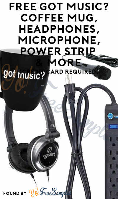 FREE Got Music? Coffee Mug, Headphones, Microphone, Power Strip & More Using A $10 Google Express Credit (Credit Card Required)