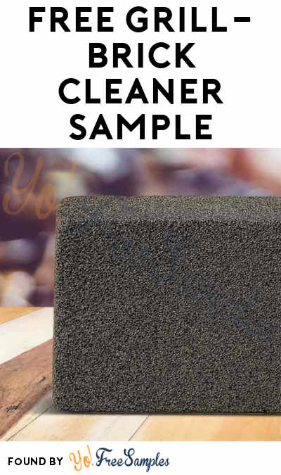 FREE GRiLL-BRiCK Cleaner Sample (Company Name Required)