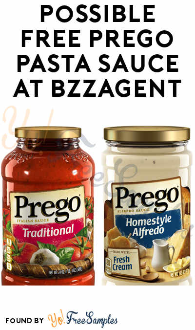 Possible FREE Prego Pasta Sauce At BzzAgent