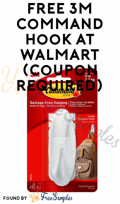 FREE 3M Command Hook At Walmart (Coupon Required)
