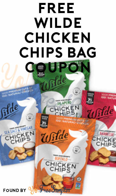 Another Offer: FREE Full-Size Wilde Chicken Chips Bag Coupon