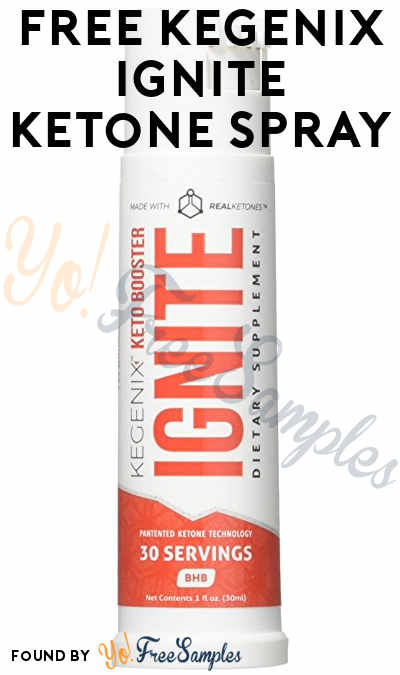 FREE Kegenix IGNITE Ketone Spray