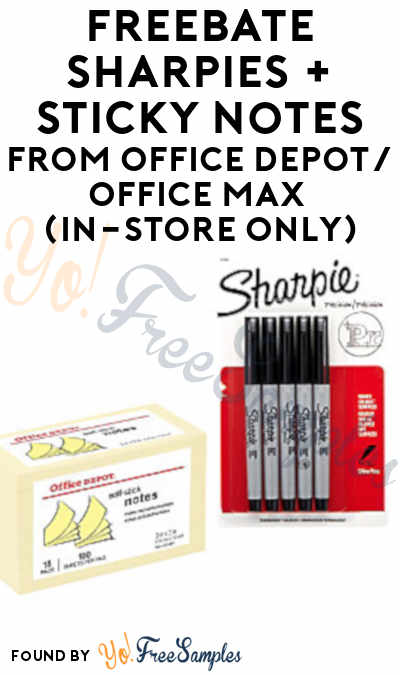 FREEBATE Cardstock Reams, Sharpies & Purell From Office Depot/Office Max (In-Store Only)