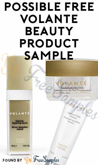 Possible FREE Volante Beauty Product Sample