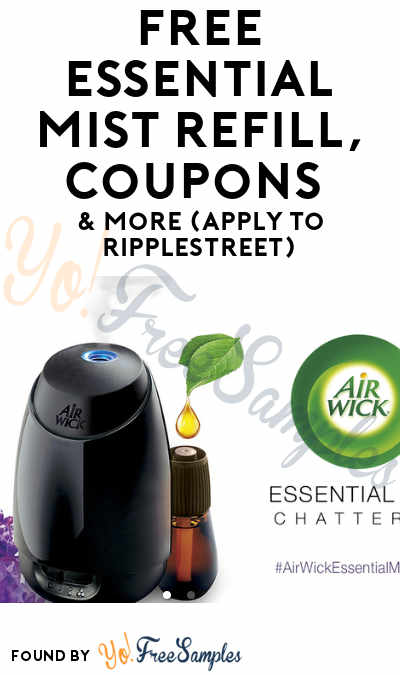 FREE Essential Mist Refill, Coupons & More (Apply To RippleStreet)