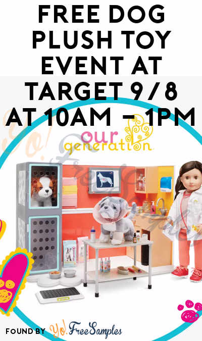 FREE Dog Plush Toy Event At Target 9/8 At 10AM – 1PM