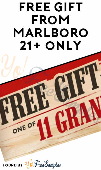 FREE Gift From Marlboro (21+ Only)