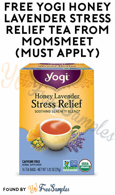 FREE Yogi Honey Lavender Stress Relief Tea From MomsMeet (Must Apply)