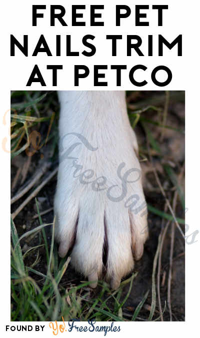 FREE Pet Nails Trim At Petco