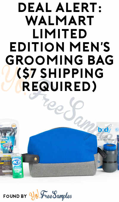 DEAL ALERT: Walmart Limited Edition Men’s Grooming Bag ($7 Shipping Required)