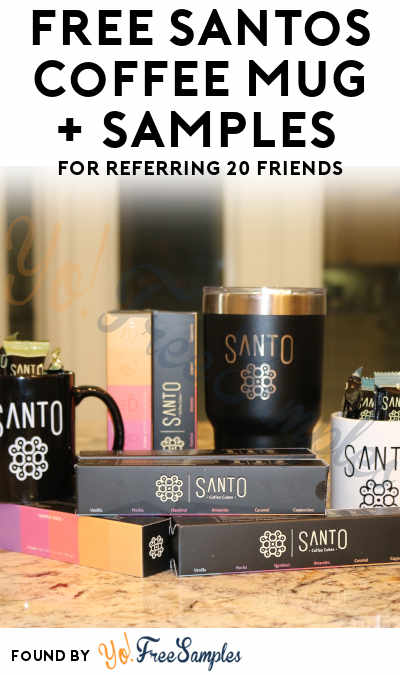 FREE Santos Coffee Mug + Samples For Referring 20 Friends