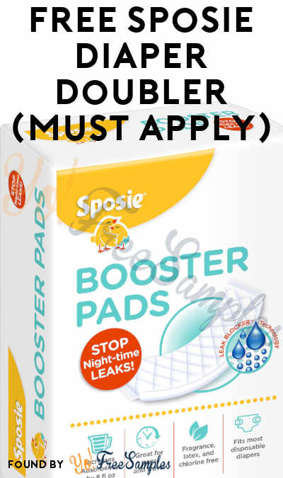 FREE Sposie Diaper Doubler (Must Apply)