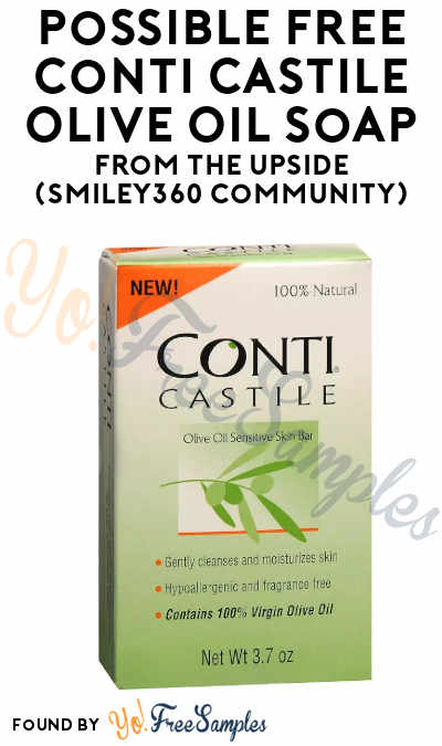 Possible FREE Conti Castile Olive Oil Soap From The Upside (Smiley360 Community)
