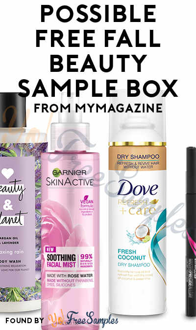 Possible FREE Fall Beauty Sample Box From MyMagazine