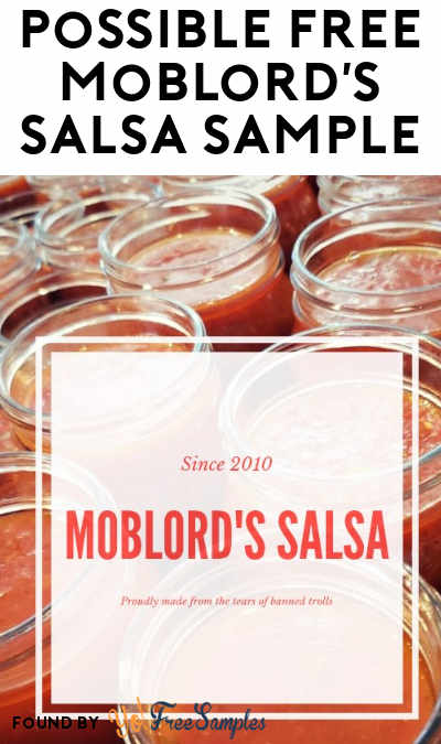 Possible FREE Moblord’s Salsa Sample