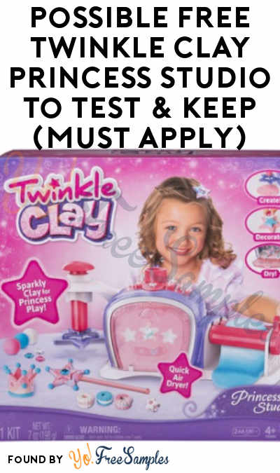 Possible FREE Twinkle Clay Princess Studio To Test & Keep (Must Apply)