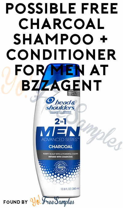 Possible FREE Charcoal Shampoo + Conditioner For Men At BzzAgent