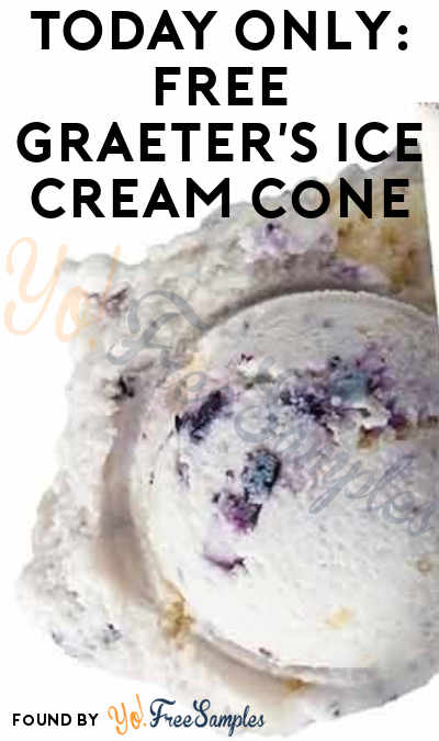 TODAY ONLY: FREE Graeter’s Ice Cream Cone