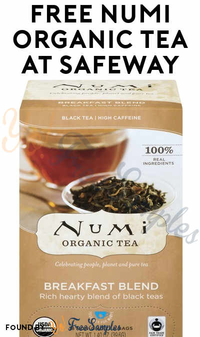 FREE Numi Organic Tea At Safeway