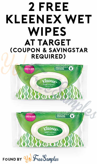 2 FREE Kleenex Wet Wipes At Target (Coupon & SavingStar Required)