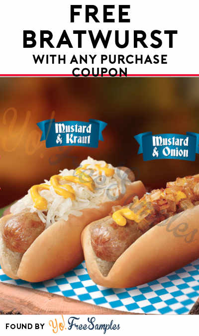 TODAY (10/1) ONLY: FREE Bratwurst With Any Purchase Coupon At Wienerschnitzel’s