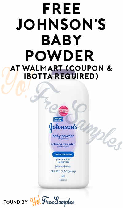 FREE Johnson’s Baby Powder At Walmart (Coupon & Ibotta Required)