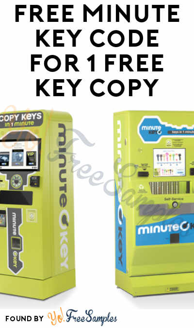 FREE Minute Key Code For 1 FREE Key Copy