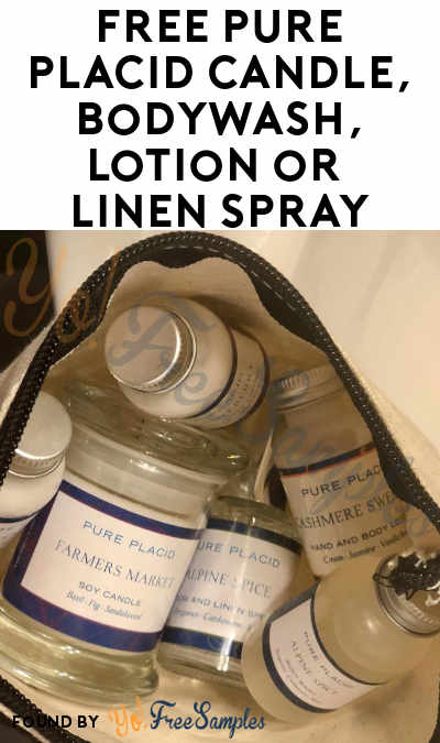 Waitlist Now: FREE Pure Placid Candle, Body Wash, Lotion or Linen Spray