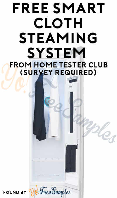 FREE Smart Cloth Steaming System From Home Tester Club (Survey Required)