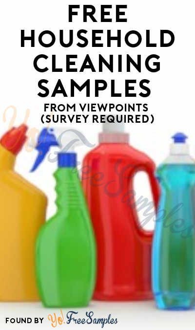 FREE Household Cleaning Samples From ViewPoints (Survey Required)