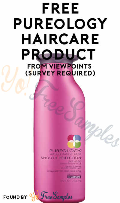 FREE Pureology Haircare Product From ViewPoints (Survey Required)