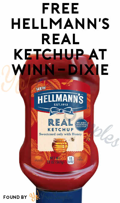 FREE Hellmann’s Real Ketchup At Winn-Dixie
