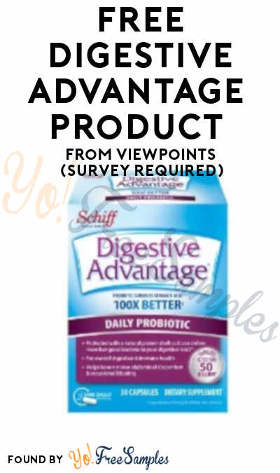 FREE Digestive Advantage Product From ViewPoints (Survey Required)