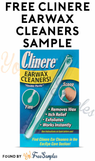 FREE Clinere Earwax Cleaners Sample [Verified Received By Mail]