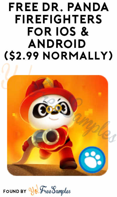 FREE Dr. Panda Firefighters For iOS & Android ($2.99 Normally)