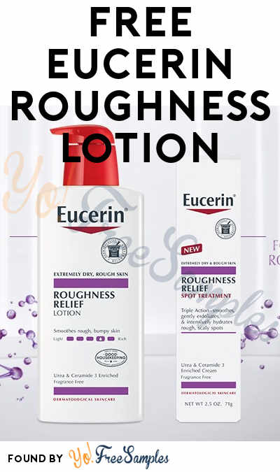 TODAY (11/15) ONLY: FREE Full-Size Eucerin Roughness Lotion From Dr. Oz At 12PM EST / 11AM CST / 9AM PST