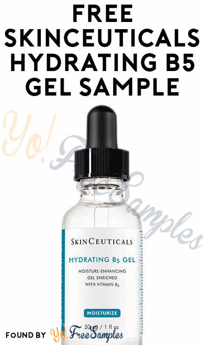 FREE Skinceuticals Hydrating B5 Gel With Hyaluronic Acid Sample