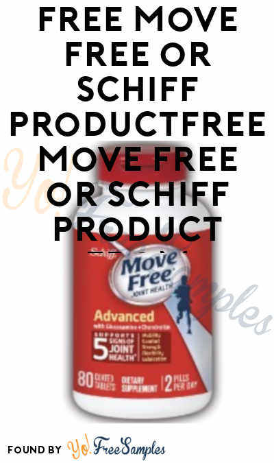 FREE Move Free or Schiff Product From ViewPoints (Survey Required)