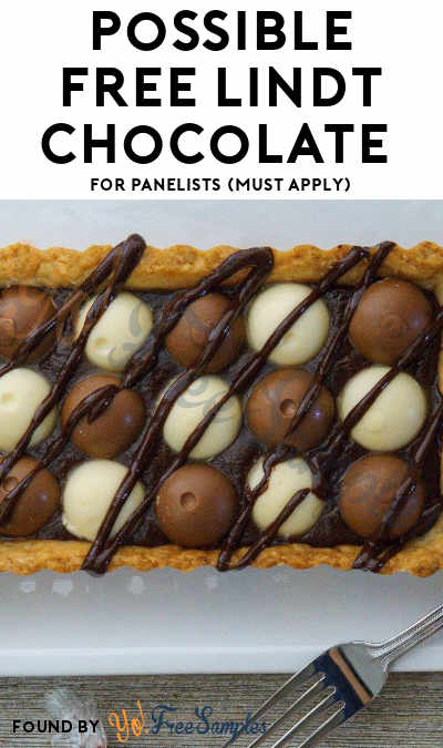 Possible FREE Lindt Chocolate For Taste Panelists (Survey Required)