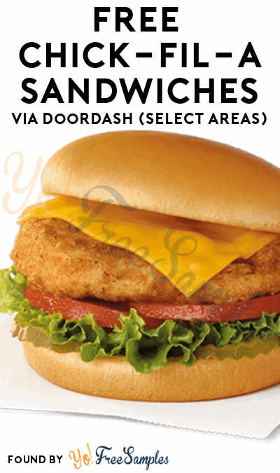 FREE Chick-Fil-A Sandwiches With Purchase Via DoorDash (Select Areas)