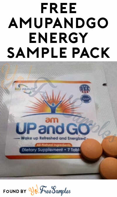 FREE amUPandGO Energy Sample Pack