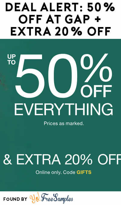 DEAL ALERT: 50% Off At Gap + Extra 20% Off Now Through 12/14