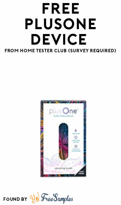 FREE PlusOne Intimate Wellness Device From Home Tester Club (Survey Required)